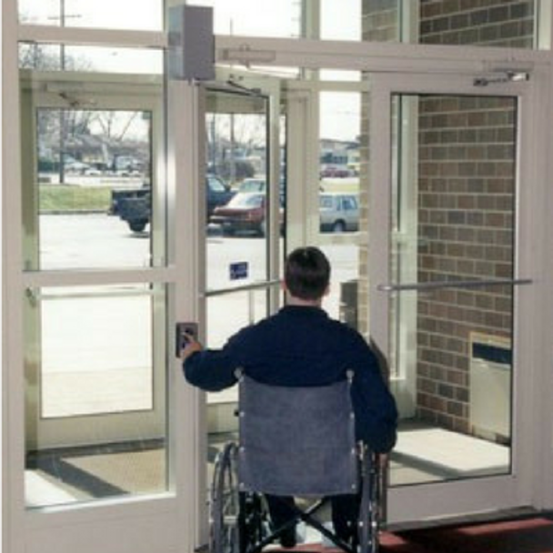 Handicap operated doors -1